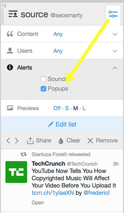 01 Activate pop-up alerts