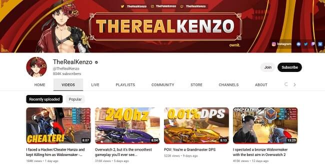 01 gaming channel