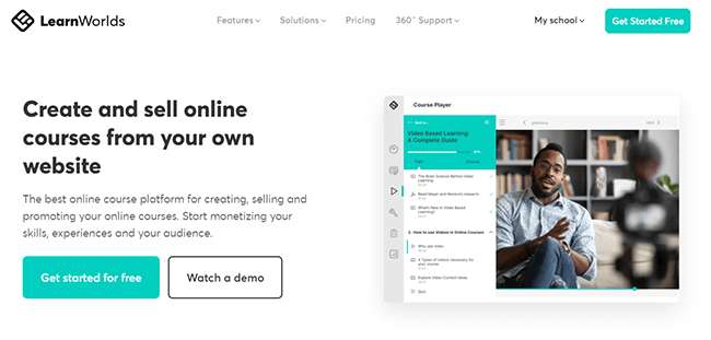 01 learnworlds homepage