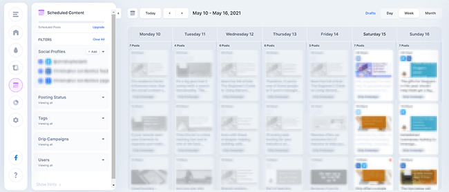 02 Calender - Scheduled Content