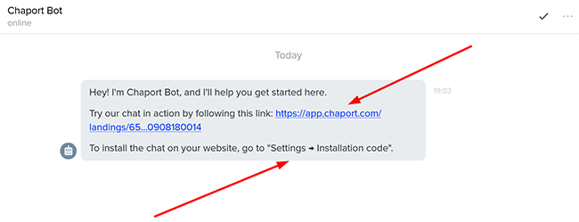 02 Getting Started - Chaport Bot