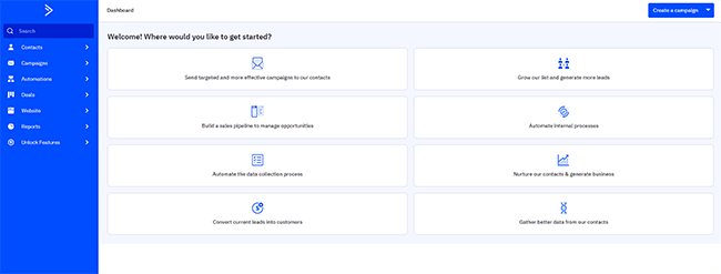 02 getting started account dashboard