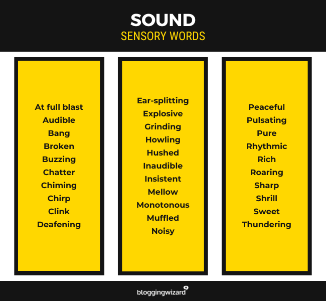 02 Sound sensory words