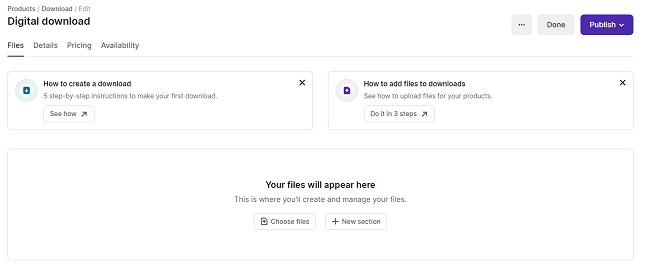 03 Digital products -Digital Downloads
