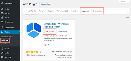 03 search for amelia lite