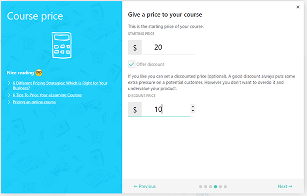 04 courses pricing settings