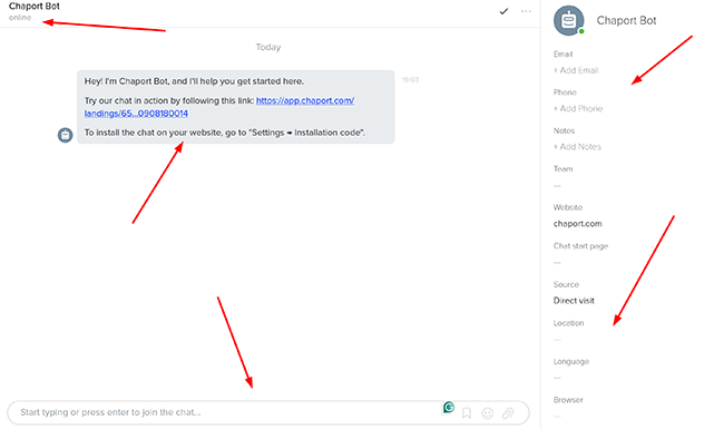 04 Live Chat - Result screen