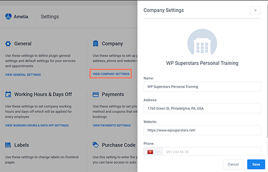 05 click on company settings