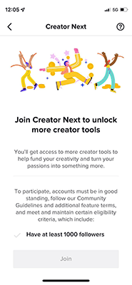 05 sign up for the tiktok creator fund