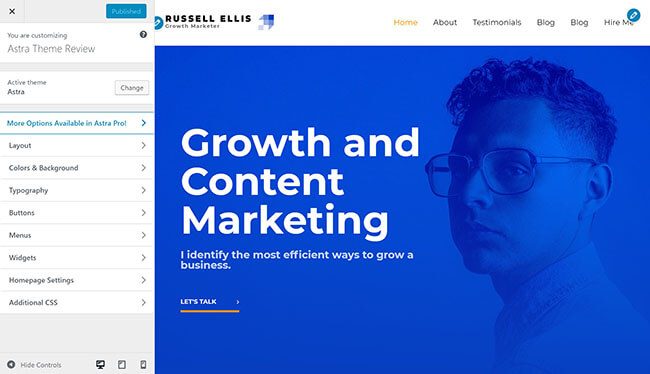 06 Customize your site in the WordPress customizer