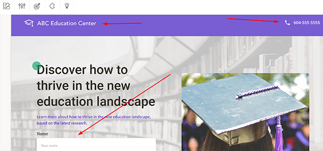 06 Landing page builder - Page generated