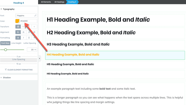 08 typography settings