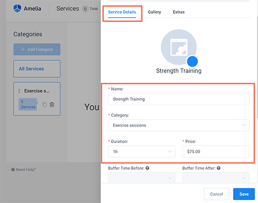 09 add image and details for a service