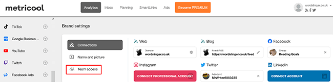 10 brands dashboard