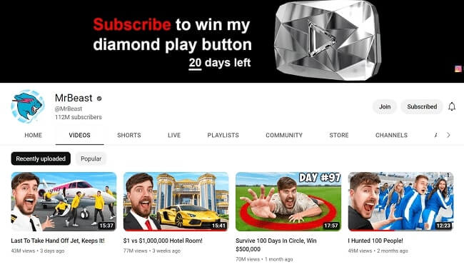 10 extensive stunt channel