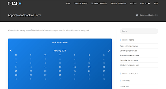 13 example of live form once you publish
