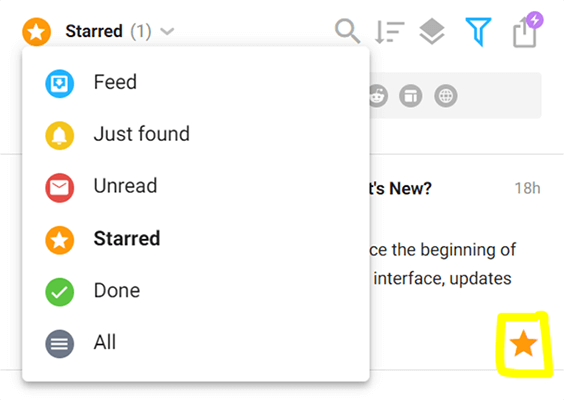 13 mention feed starred