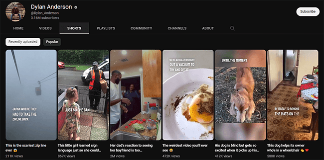 13 post short form videos