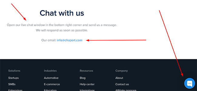 14 Customer support - Chat with us
