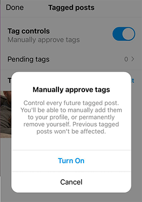 15 approve tagged photos