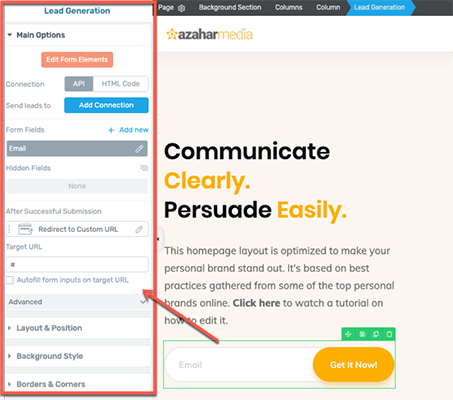 15 edit elements main options