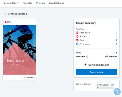 16 design summary