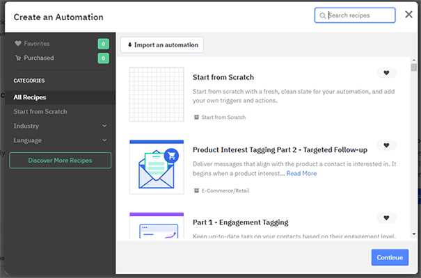 19 automations recipe