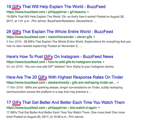 19 buzzfeed uses gifs in their content