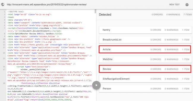 20 Google Detect Schema Markups