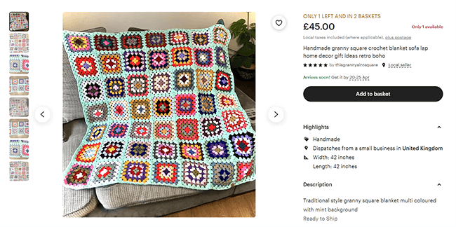 23 blankets multi colored square crochet blanket