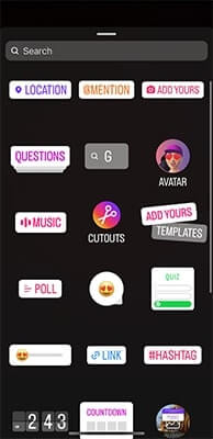 26 Instagram stickers
