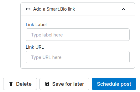29 add new smart bio link