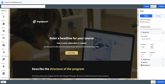 30 pages forms elements and blocks