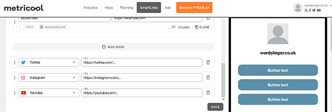 35 smartlinks customize