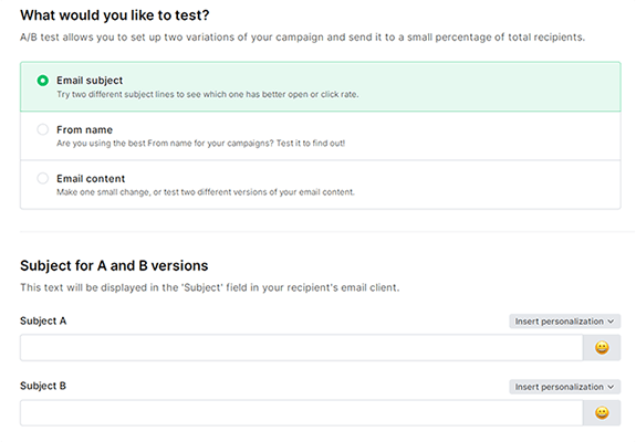 6 campaign a b test