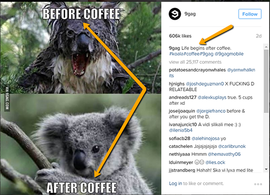 9Gag Post Example 2