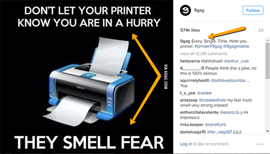 9Gag Post Example
