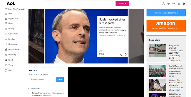 AOL Screenshot