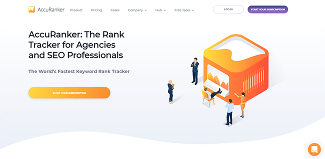 AccuRanker Homepage