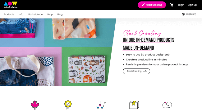Art Of Where Homepage