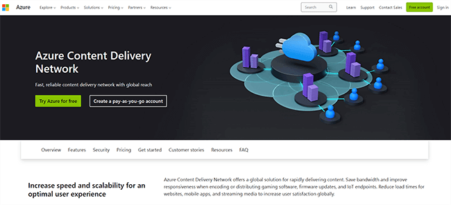 azure homepage