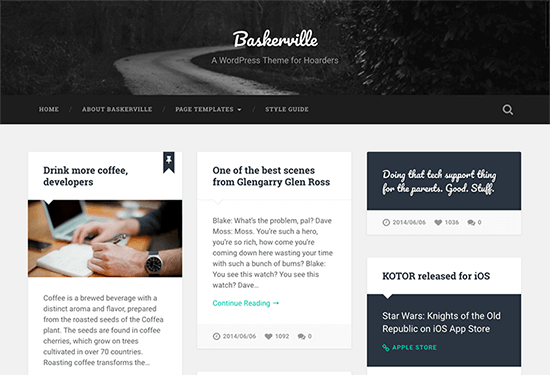 Baskerville Theme