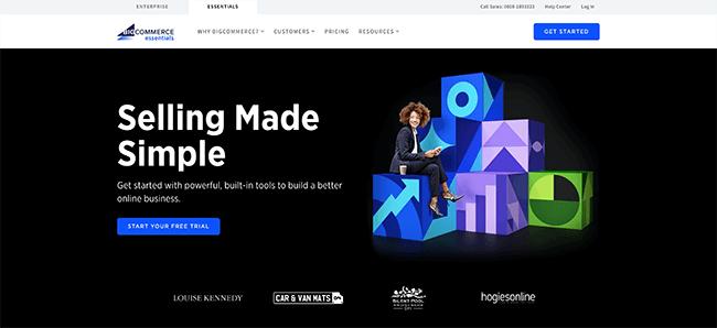bigcommerce essential homepage