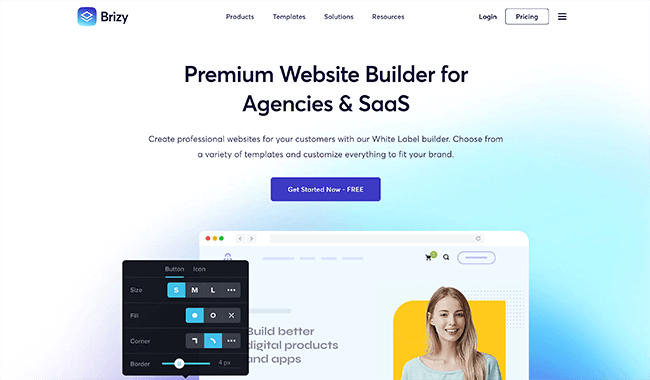 Brizy Homepage