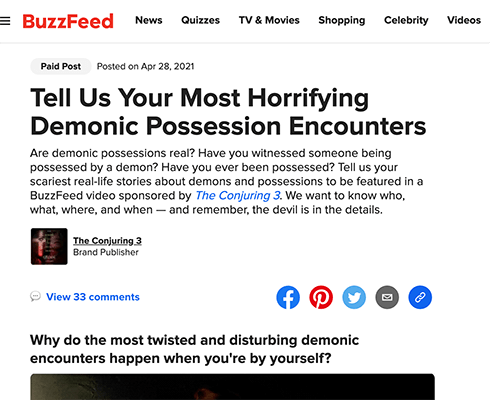 Buzzfeed viral articles