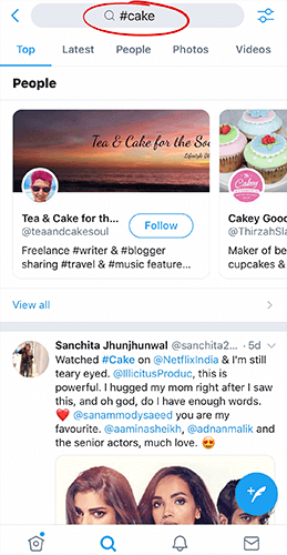 Categorise similar content with the same hashtag