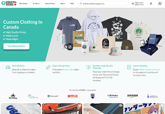 Coastal Reign Homepage