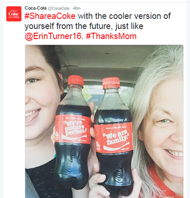 Coca Cola Tweet Example 5