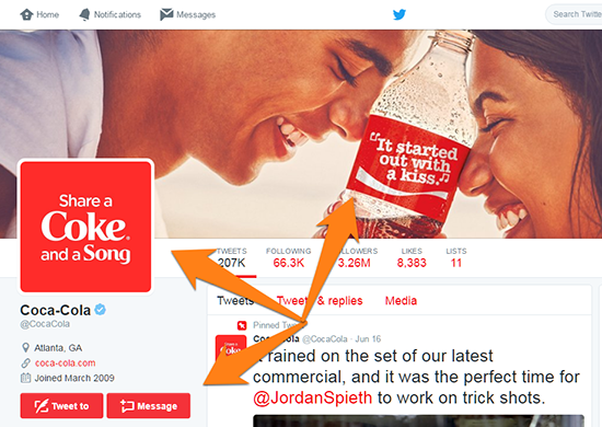 Coca Cola Tweet Example 7