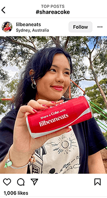 coca cola hashtags